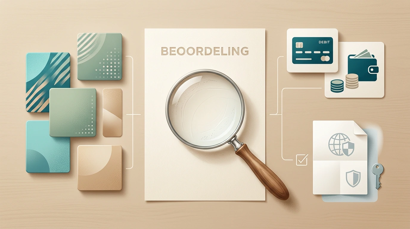 Neutrale illustratie van Gonzabet-onderdelen met spelcategorieën, betaalcategorieën en vergunningen voor de Nederlandse context